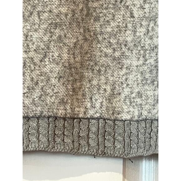 ZARA Gray Chunky Knit Sweater Size Large - Picture 5 of 6